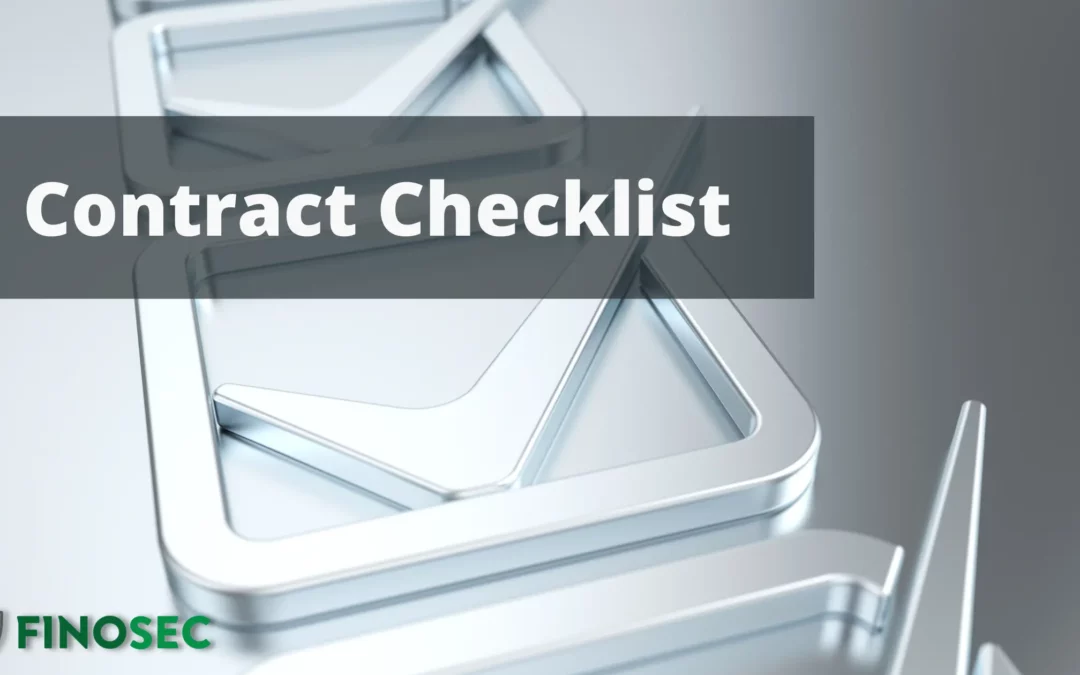 Contract Checklist