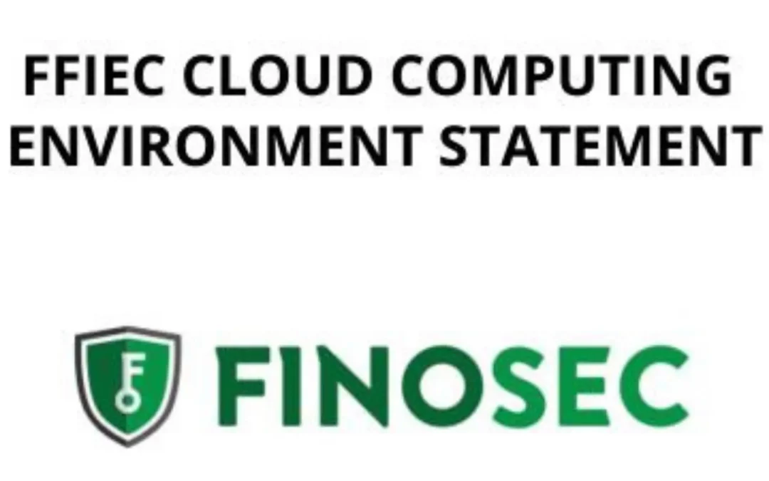 FFIEC Cloud Computing Environment Statement